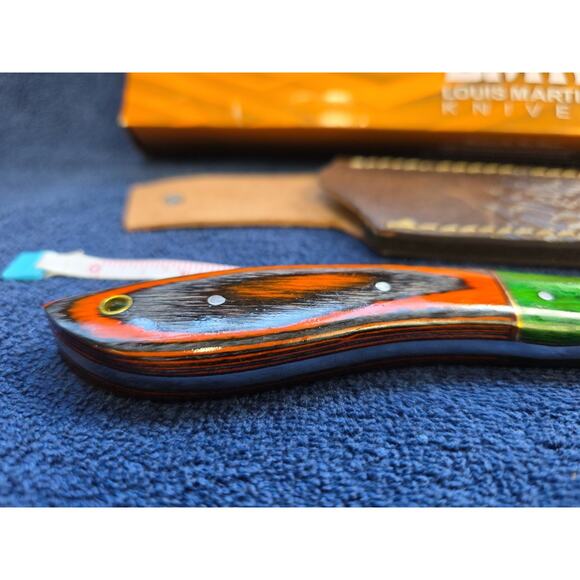 Hunting Bowie Knife 11.5 Inch Custom Made Forged Damascus Blade LMK Knives #9618 - Picture 3 of 10